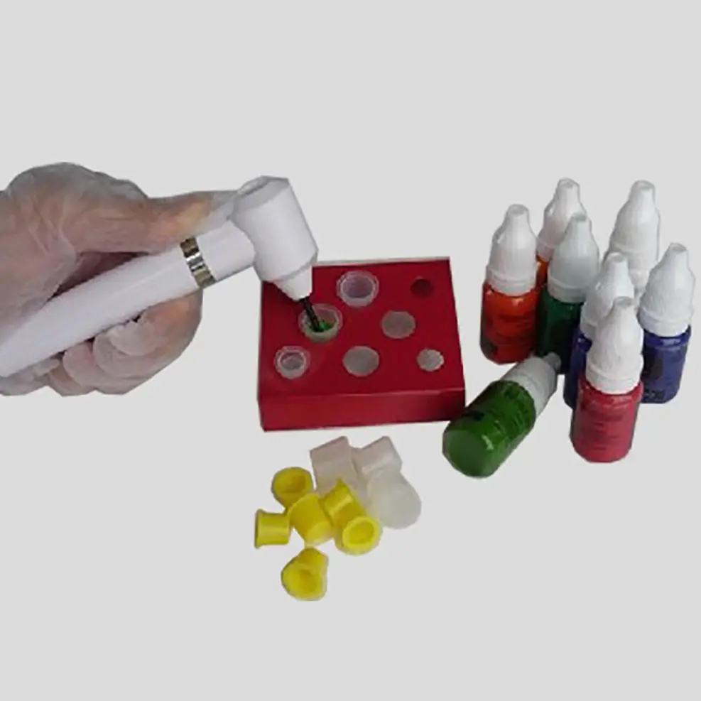 1pc Multifunction Electric Tattoo Ink Mixer Pigment Agitator With 5 Mixing Sticks Machine Supplies Accessories Set | Красота и