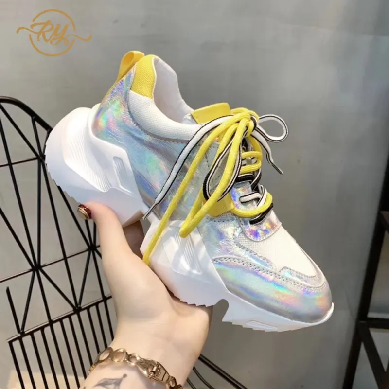 RY RELAA женские кроссовки модная спортивная обувь на платформе белая женская