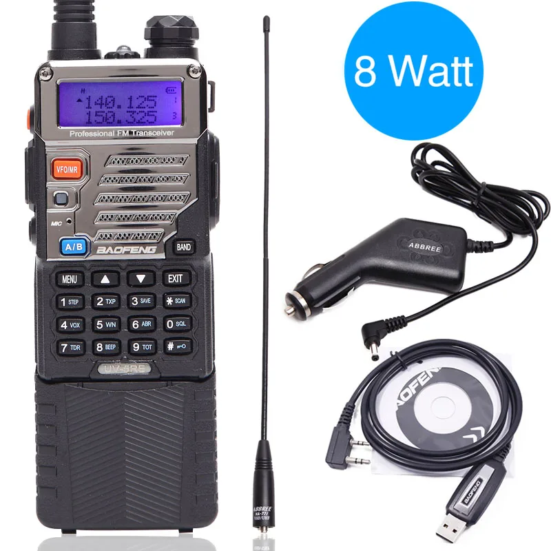 BaoFeng UV-5RE Walkie Talkie Ham Two Way Radio upgrade version baofeng uv5re 128CH 8W VHF UHF 136-174Mhz &amp 400-520Mhz UV 5RE | Мобильные