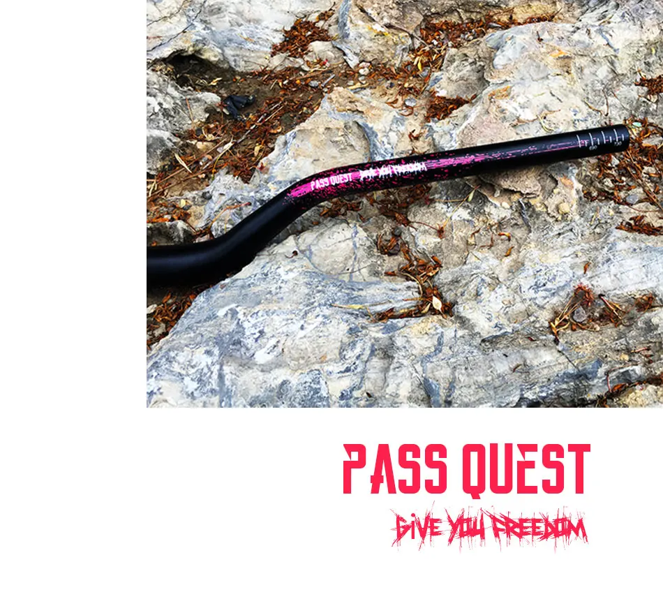 Пасс QUEST RAINED горный велосипед руль 750 мм* 55 мм горный велосипед руль велосипеда в форме Ласточки аксессуары для велосипедных ручек