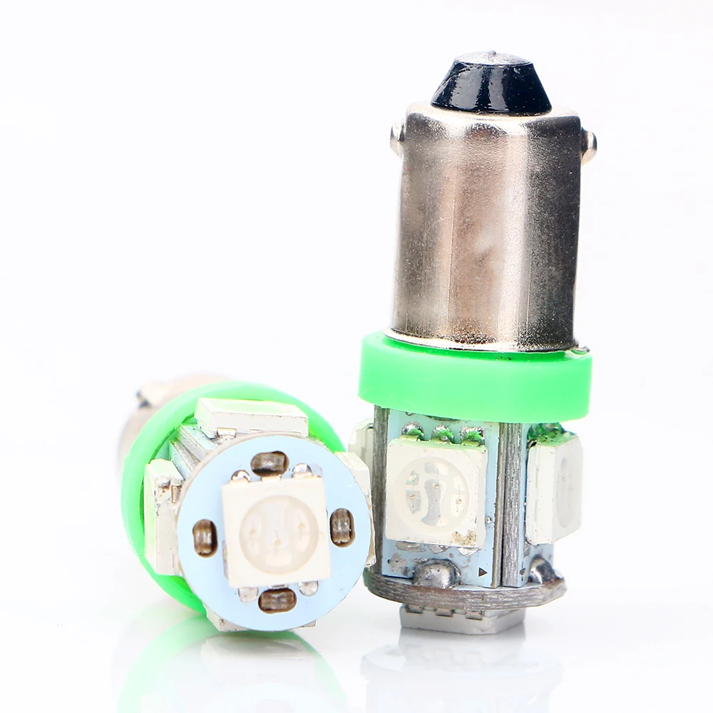 YM E Bright 24 в 300 шт. BA9S 5050 5 SMD T11 T4W светодиодный светильник лампочка габаритный фонарь