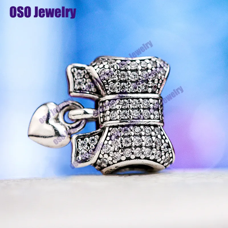 Bijoux en argent 925 ювелирные изделия День Святого Валентина Любовь Шарм Бусины Fit
