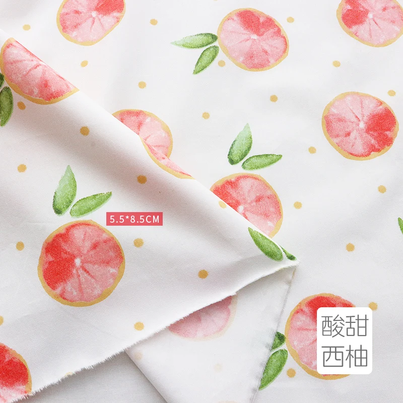 160CM*50CM baby newborn cotton cloth cartoon crown pig fabric for DIY kids nursey bedding quilting baby apparel handwork fabric