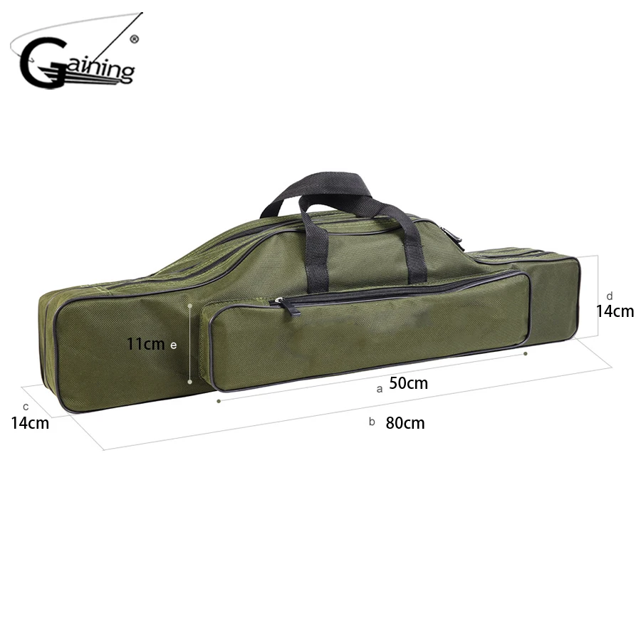 Водонепроницаемая сумка для рыбалки 80 см из ткани Оксфорд складная удочки и