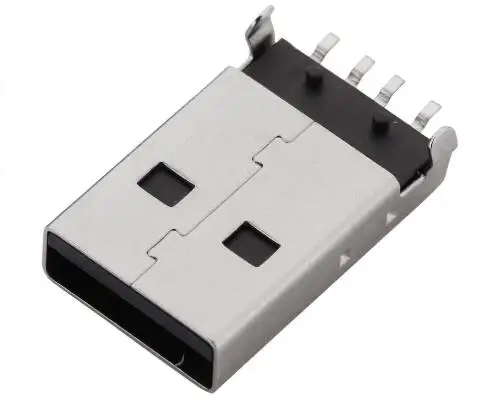 10 шт./лот USB 2 0 папа тип A PCB разъем 180 градусов SMT SMD разъемы | Обустройство дома