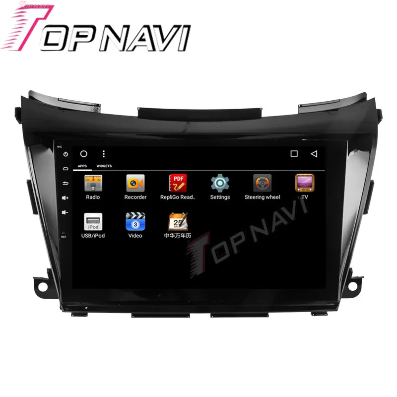 Topnavi 10 1 &quotчетырехъядерный Android 7 2G 32G 8 Core Автомобильный GPS навигатор для Nissan Murano 2015