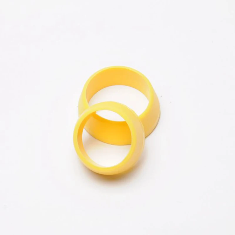 yellow 2 шт. резиновое кольцо для подседельного штыря для горного велосипеда, защитный чехол для горного велосипеда, силиконовый чехол для подседельного штыря для велосипеда, маленький/большой размер - Цвет: yellow
