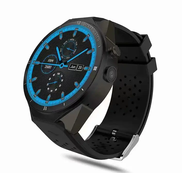 KW88 Pro Android 7,0 Смарт-часы 1 Гб+ 16 Гб Bluetooth 4,0 wifi 3g умные часы мужские наручные часы Поддержка Google store голосовые gps карты