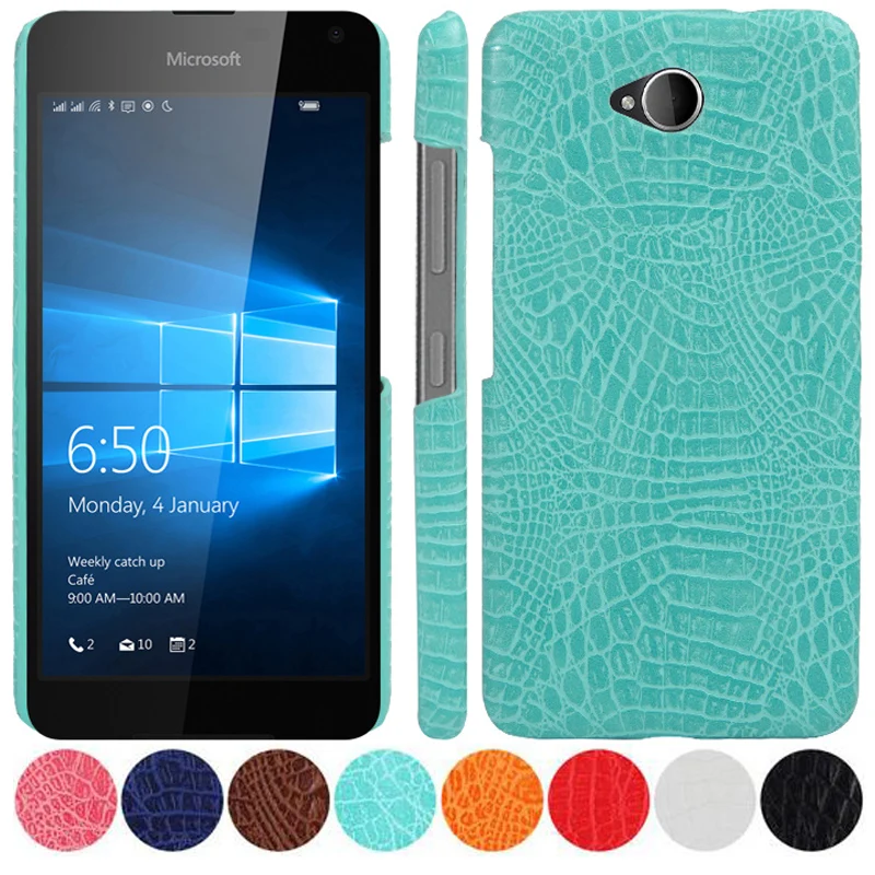 Жесткий Чехол для Nokia Lumia 650 LTE чехол телефона с рисунком из кожи Microsoft Lumia650 RM 1152 1154