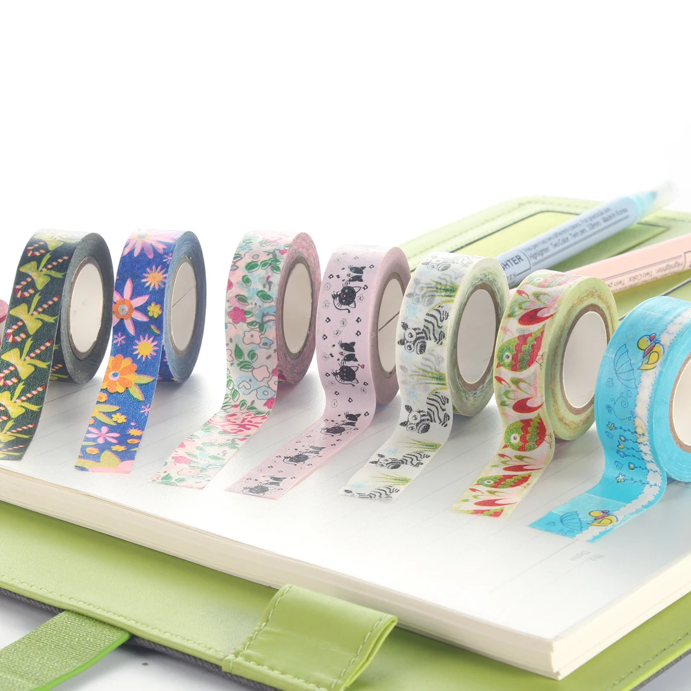Новинка японская декоративная клейкая лента для дневника канцелярские