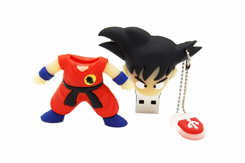 JASTER goku модель флешки 4 Гб 64 ГБ 16 ГБ 32 ГБ мультфильм Dragon Ball usb флеш-накопитель usb 3,0 Милый U диск Брелок карта памяти подарок