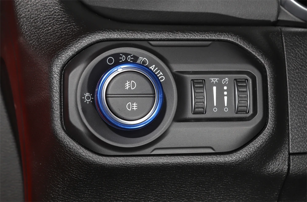 Для Jeep Wrangler JL, автомобильные фары, переключатель переменного тока, кнопка, отделка, Прочные Кольца из алюминиевого сплава, 4 шт., аксессуары для авто украшения