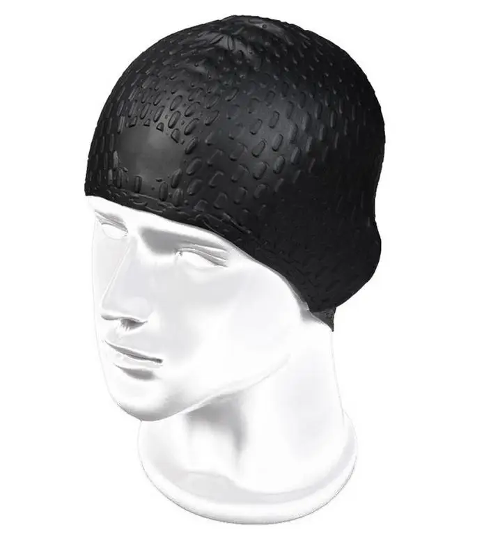 M037 Black Для мужчин и Для женщин конфеты Цвета плавательный Водонепроницаемый силиконовый Панама, пляжная одежда Обложка Гибкая унисекс Шапки крышка защищает ухо - Color: M037 Black