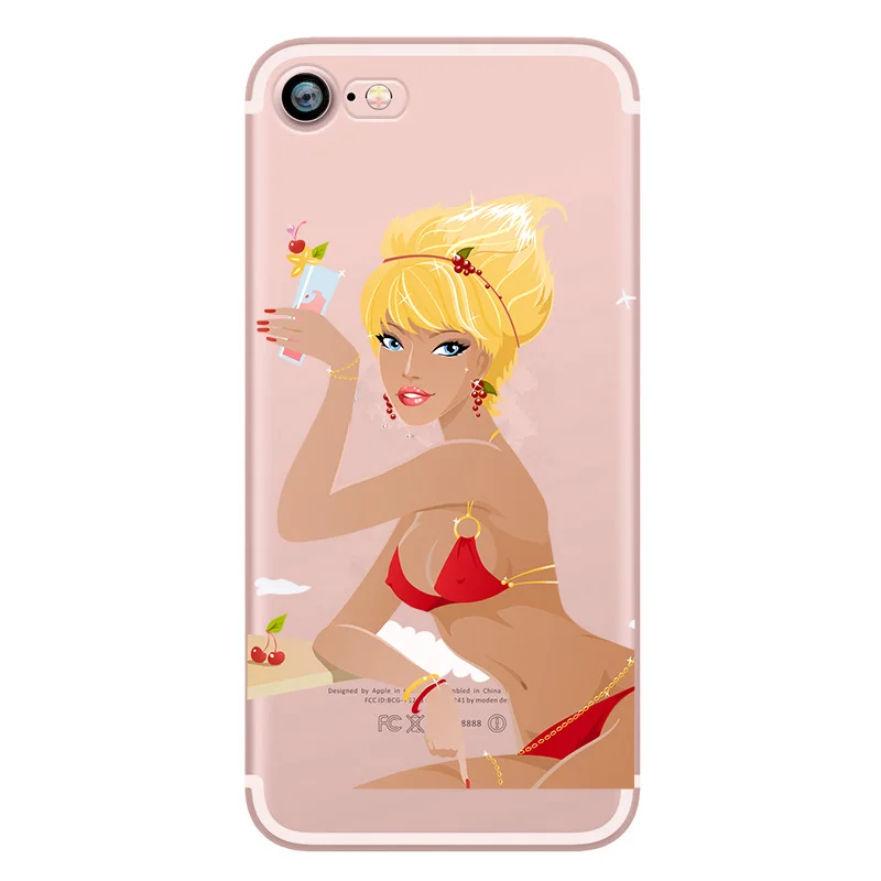 Индийский сексуальный чехол для обнаженной девушки iphone se 5 5S мягкий 6s 6 задняя