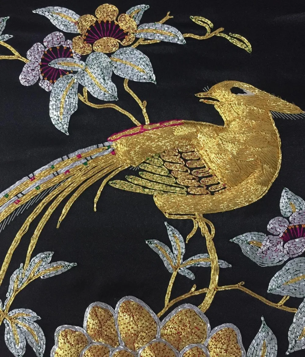 Изящные китайские золотые нити для вышивания ручной работы художественная