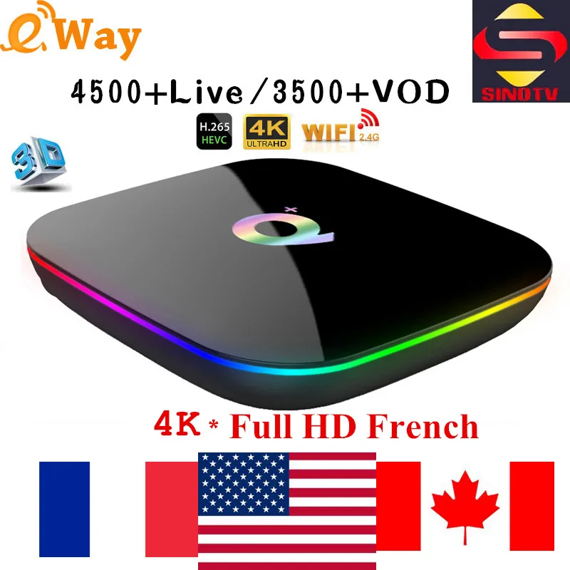 Арабский IP tv Box Q PLUS 4 ГБ/32 ГБ 4 ГБ/64 ГБ бесплатно 6K HD французская Европа США Lation Румыния Турецкая индийская Португалия мировые ТВ каналы