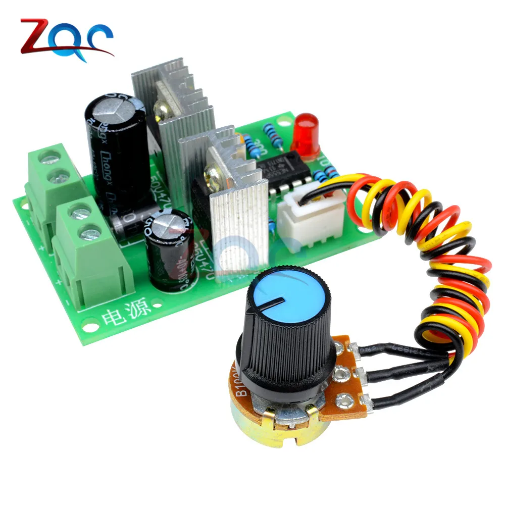 

Контроллер скорости двигателя постоянного тока diymore DC 12V/24V/36V 3A