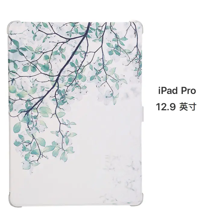 04 Для ipad pro 12,9 из искусственной кожи чехол Funda тонкий цветной принт Защитная подставка для Apple ipad pro 12,9 Smart Shell - Цвет: 04