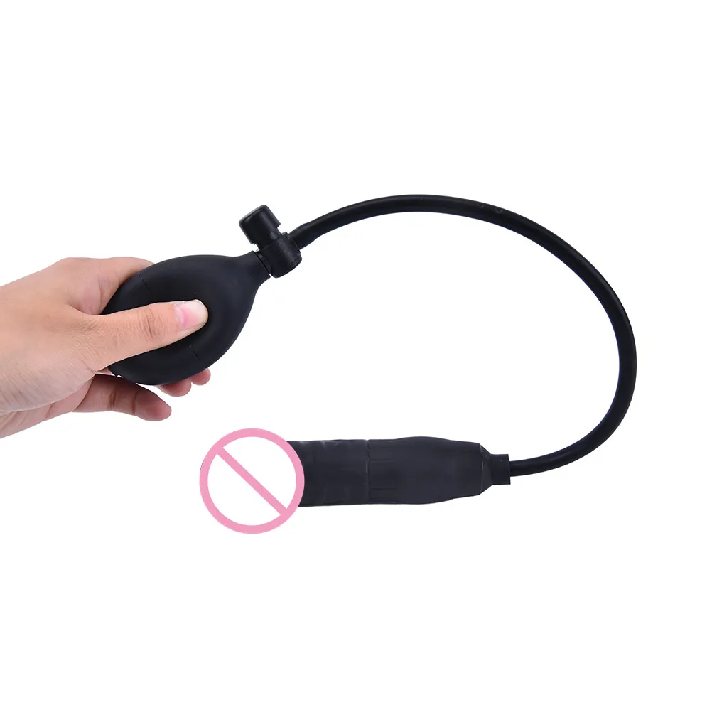 Огромный надувной фаллоимитатор насос большая Анальная пробка пенис