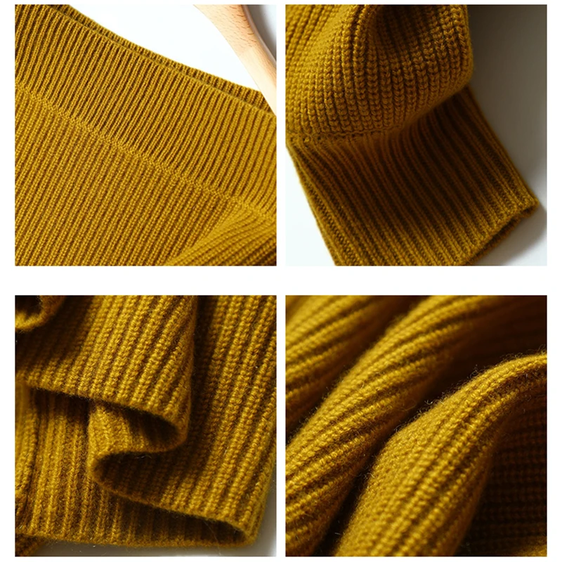 100% Cashmere Sweater Women Simple Design Slash Neck Drop-shoulder Long Sleeves 3 Colors Ladies Pullovers Knitwear 2018 Fashion | Женская