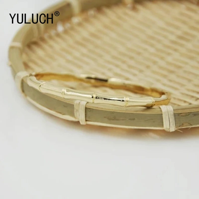 YULUCH новый уникальный дизайн бамбука 2 цвета модные браслеты для женщин простые и