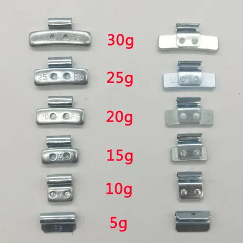 Балансировочный блок для колес с крючком 5G30G, ступица колеса из алюминиевого сплава, широкий противобалансировочный блок, взрывозащищенный крючок, вес Шины - изображение