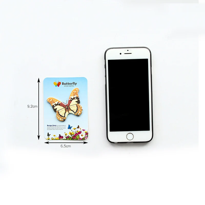 1Piece Cute Butterfly Memo Pads Kawaii Sticky Paper Writing For Kids Gift Korean Creative Stationery School Office Supplies |