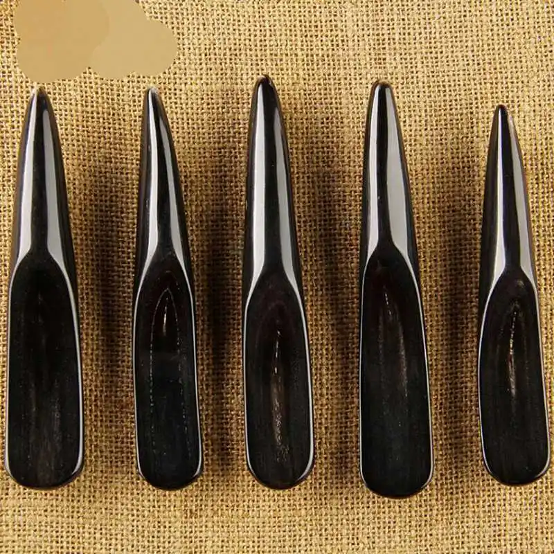 Массаж для лица и глаз натуральный Ox Horns Gua Sha Stick ручка иглоукалывания точечный