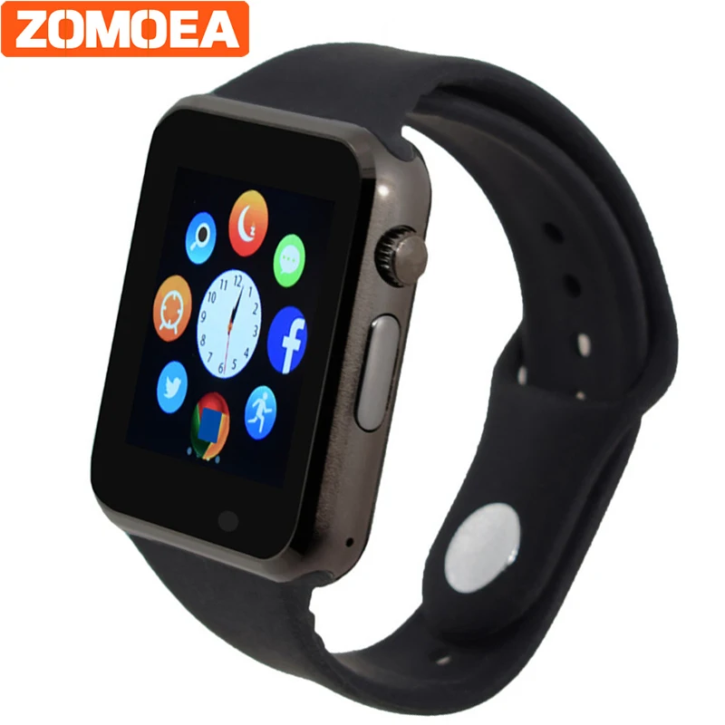 Bluetooth Смарт часы наручные Спорт Шагомер с SIM Камера умных часов для Android смартфон