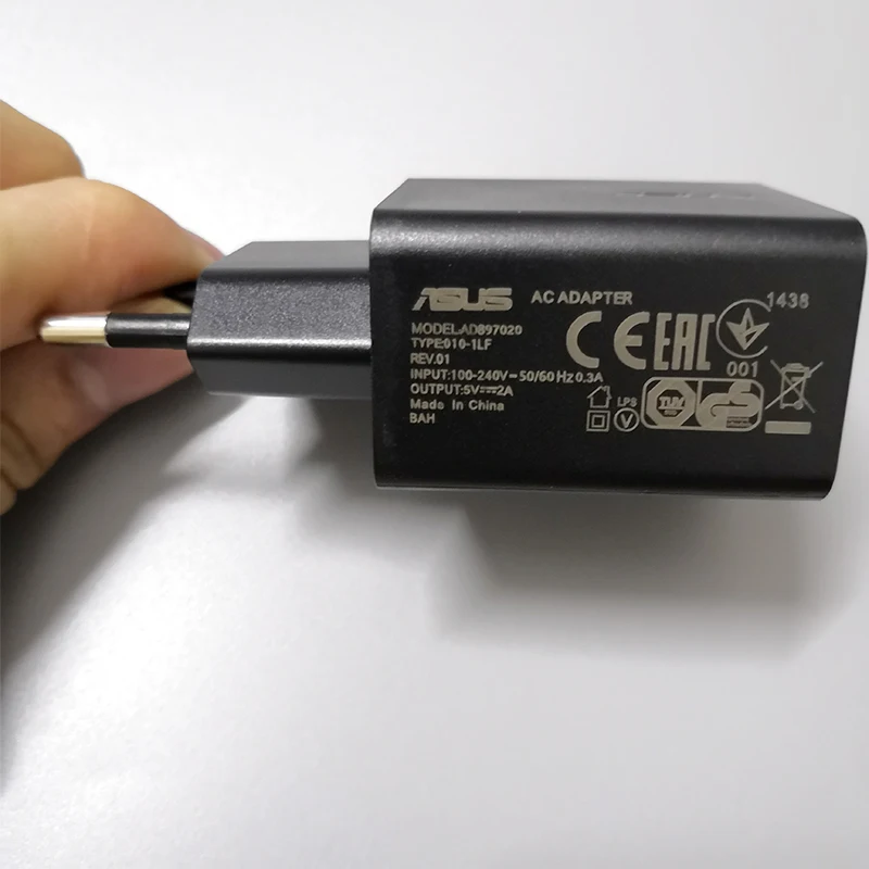 Оригинальный Для ASUS Зарядное устройство ЕС Plug адаптер 5 2 V 2A быстрая зарядка Micro USB