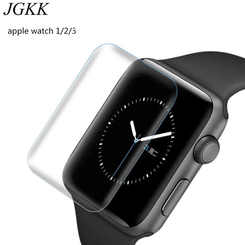 JGKK Мягкий ТПУ 3D полный охват Защитная пленка для наручных часов iWatch Apple Watch серии