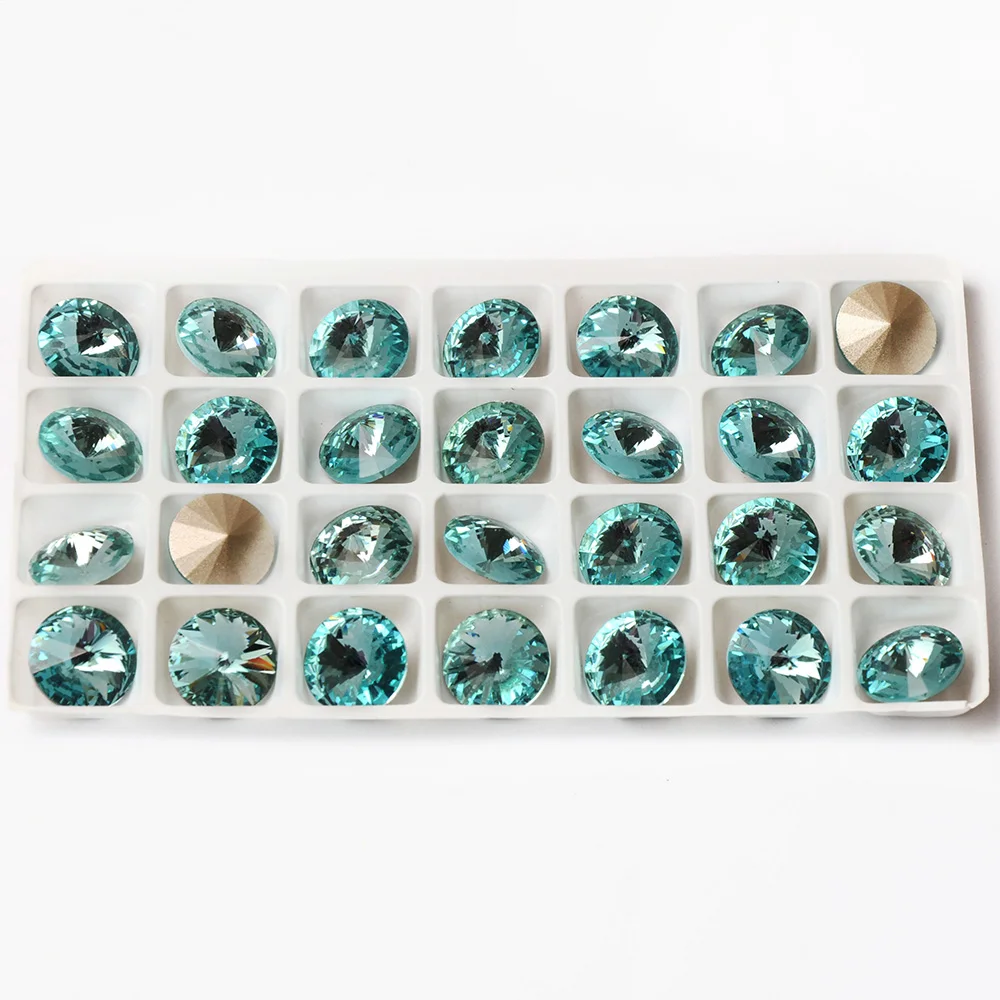 Аксессуары для одежды Aquamarine K9 Rivoli аппликация Хрустальное стекло стразы с