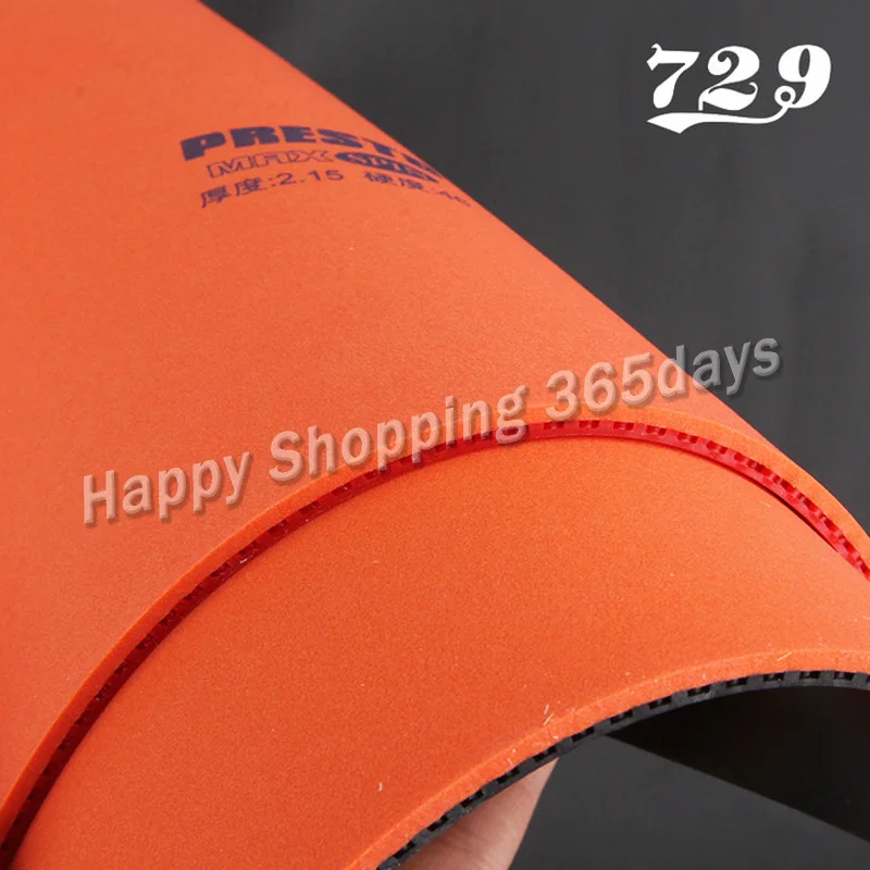 Friendship 729 PRESTO MAX( New) Spin / Speed(Non-tacky Rubber+ Macroporous Sponge) Table Tennis Rubber Ping Pong Sponge