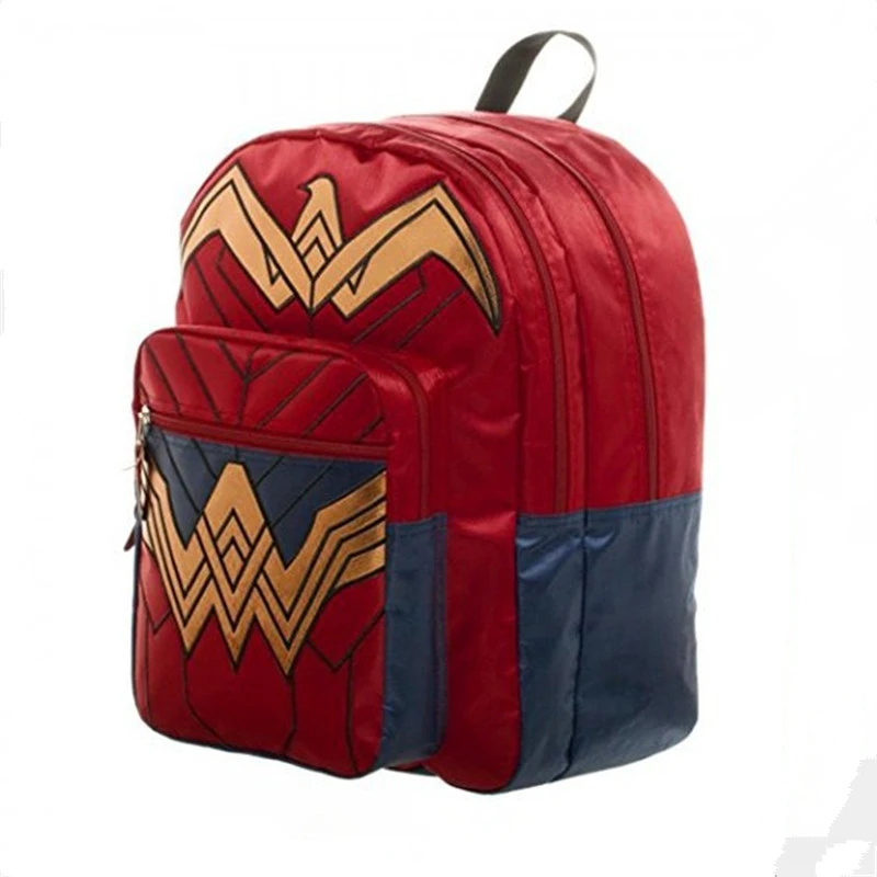 DC фильм Wonder Woman периферийных рюкзак моды человек Для женщин студенты кампуса