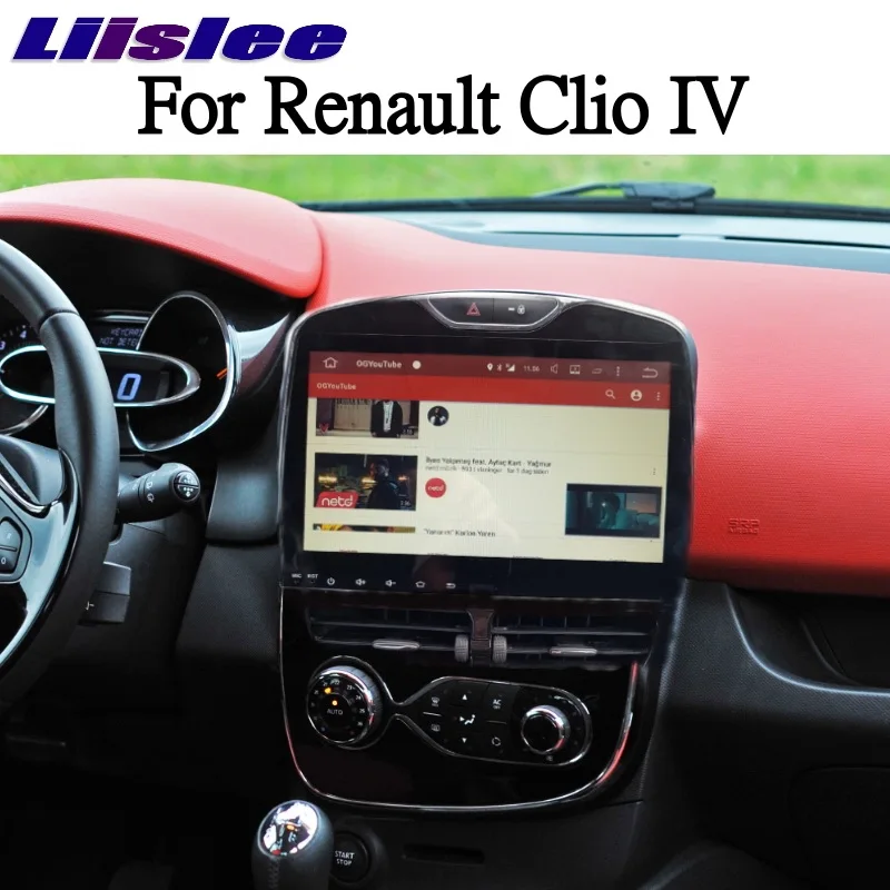Для Renault Clio IV Lutecia 2012~ NAVI LiisLee автомобильный мультимедийный плеер gps карта wifi Аудио CarPlay аксессуары Радио Навигация