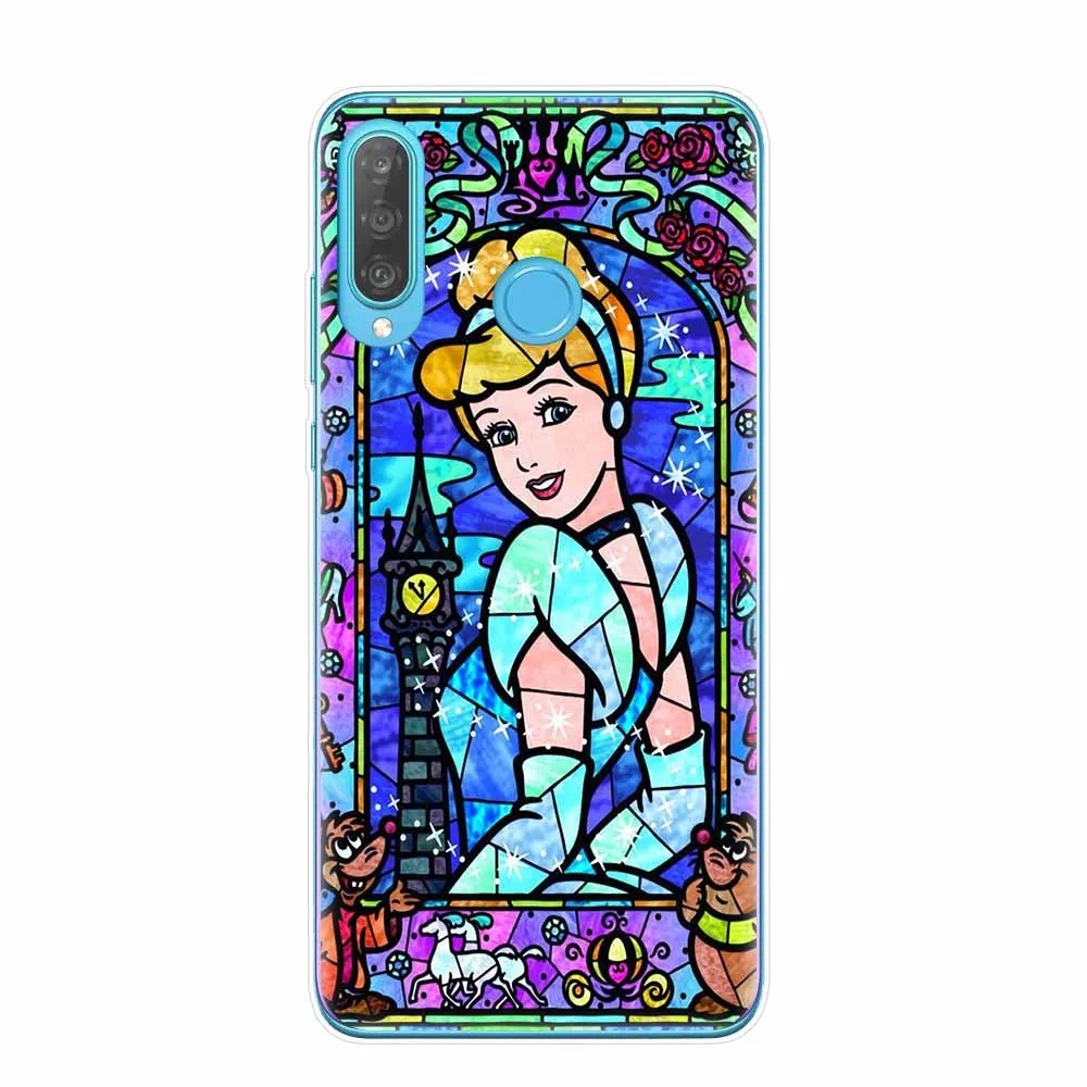 T6038 Чехол с рисунком русалки Минни Ститч для huawei Coque P30 P20 mate 20 Lite Pro P8 P9 P10 Lite Мягкий ТПУ чехол для телефона s - Цвет: T6038