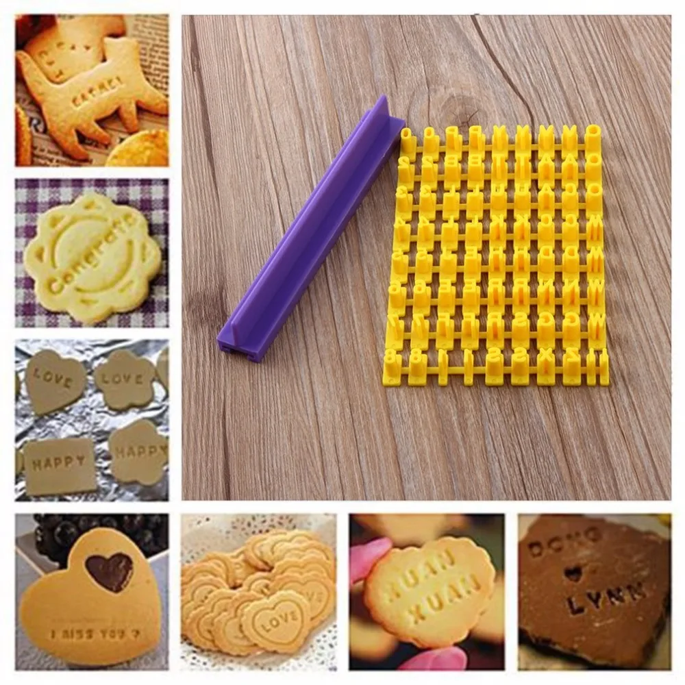 

Mini DIY Biscuit Decorating Molds Alphabet Mold For Kitchen Cookie Biscuit Cake Baking Decorating Tools For Baking Accessories