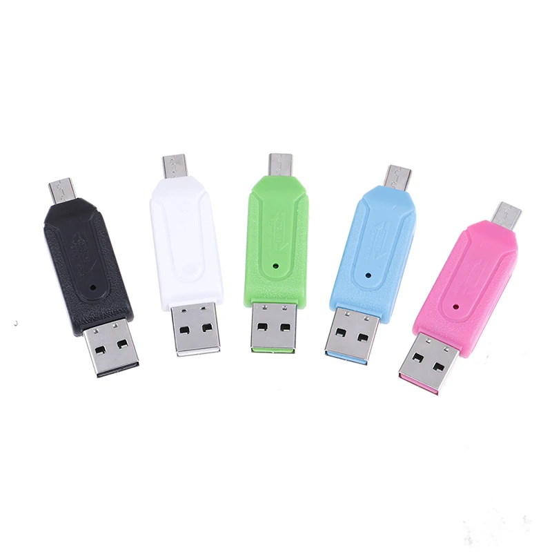1 шт. USB OTG TF/SD кардридер удлинители для телефона Micro адаптер многофункциональный 2