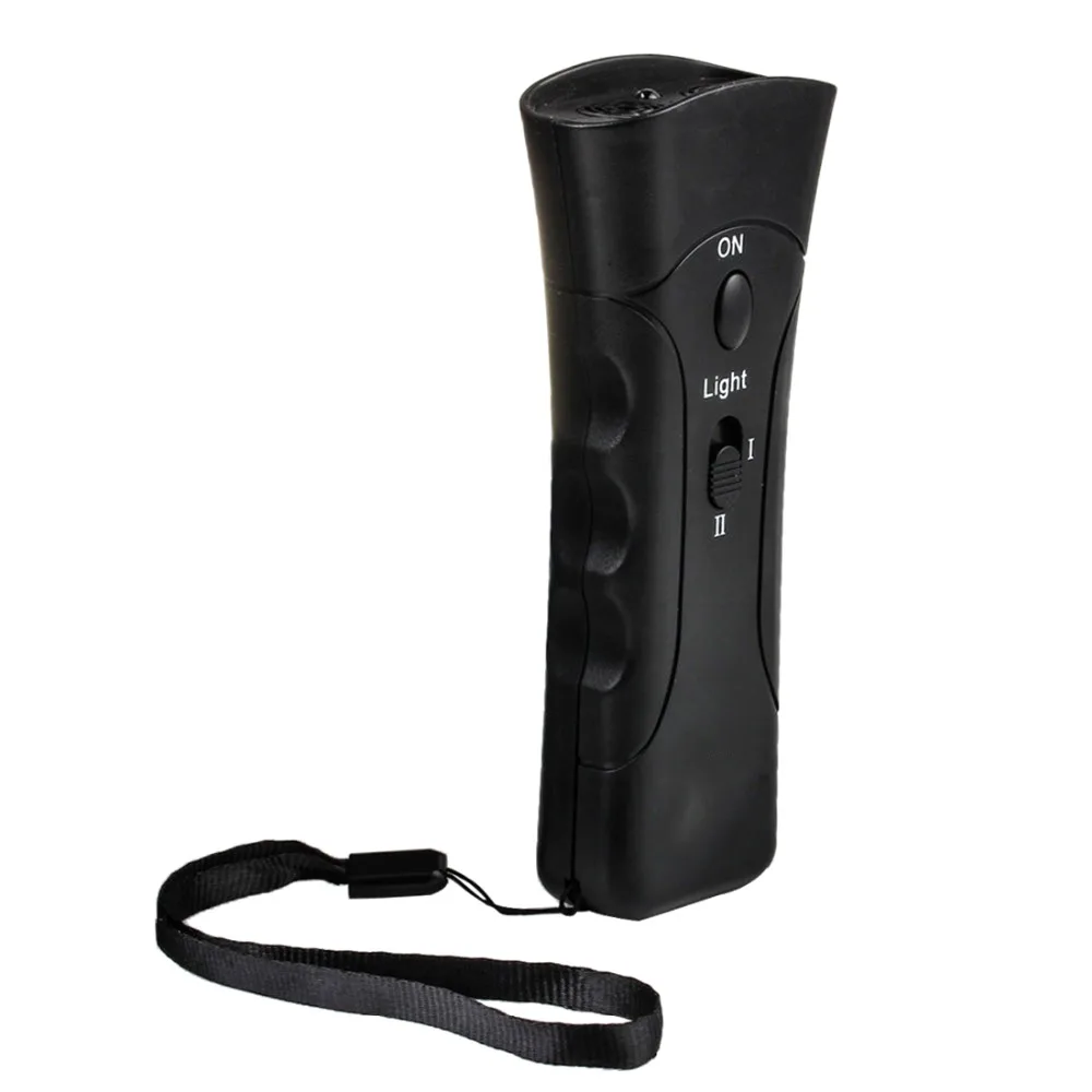 Портативный ультразвуковой отпугиватель собак устройство против лая 3 в 1