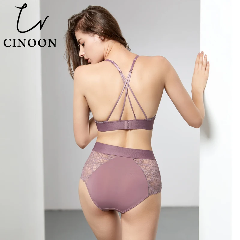 CINOON новинка сексуальное женское белье модный кружевной комплект с бюстгальтером
