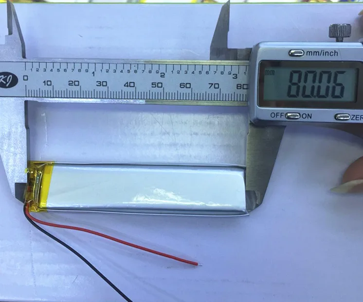 3.7V polymer lithium battery 602080 GPS traffic recorder recording pen wearable electronic equipment | Электроника
