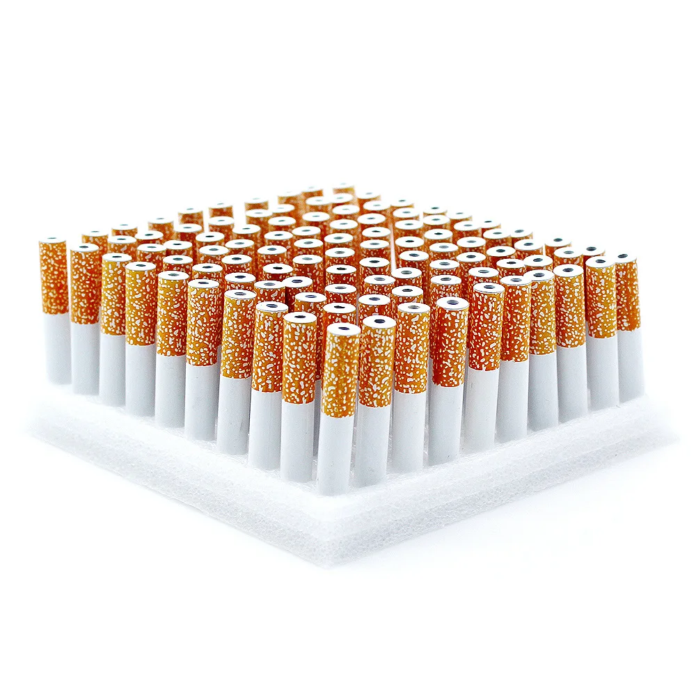 Portable Cigarette Shape Accessories Tobacco Shisha Pipes Sniffer Metal Mini Smoking Pipe |