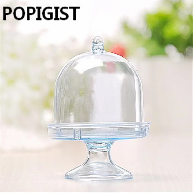 Прозрачные пластиковые коробки для конфет 5 цветов свадебных сувениров Детские