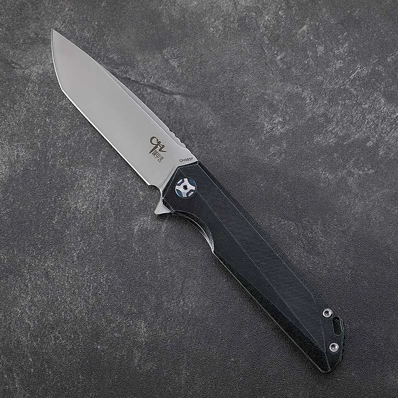Dark green CH подлинный M390 карманный нож, подшипник из титанового сплава, складной, для кемпинга, рыбалки, самообороны, охотничьего инструмента, EDC - Цвет: Dark green