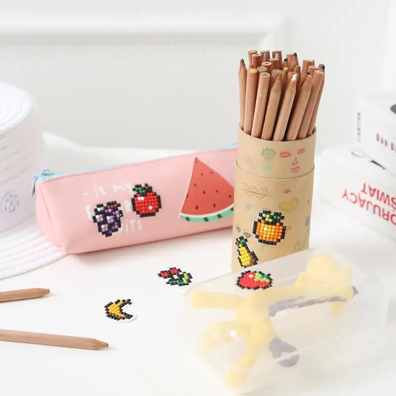 5D DIY Diamond Painting Sticker Cartoon Fruit Animals Children's Toys Handmade Hobby Embroidery Accessories Set HK10 | Дом и сад