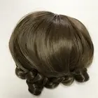 NPK коричневый завиток, липкий парик для 50-58 см Reborn Dolls 20-23 дюйма, силиконовая кукла Reborn, аксессуары для куклы сделай сам
