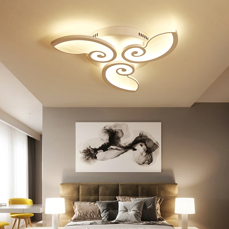 Современная светодиодный ная люстра акриловые лампы для гостиной спальни