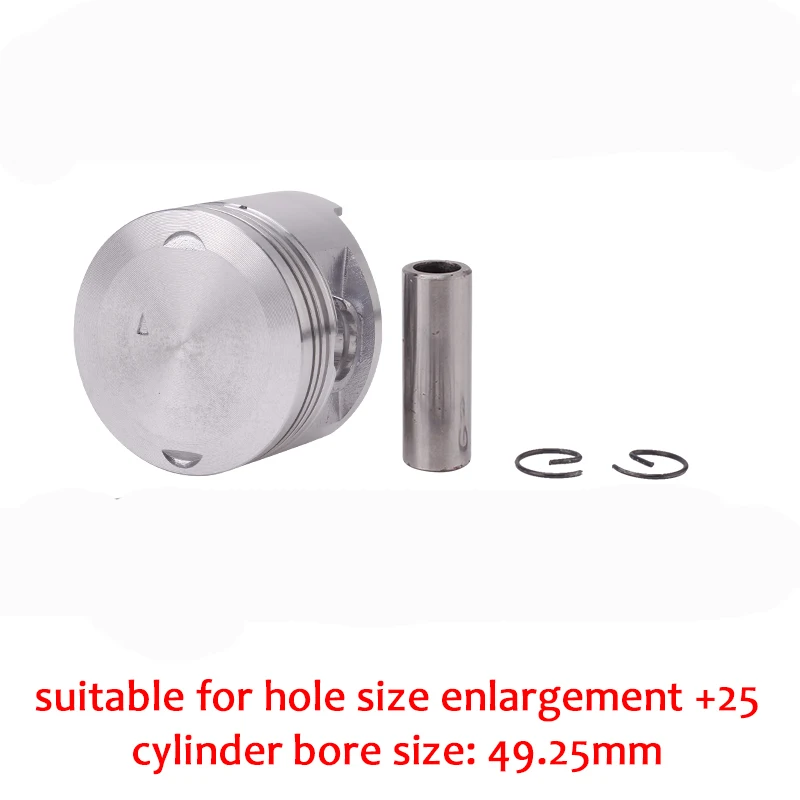 1 Set Piston Ann 25 Детали двигателя мотоцикла поршни кольца набор 49 мм STD Стандарт+ 25+ 50+ 75 размер цилиндра для YAMAHA XV250 XV 250 аксессуары - Цвет: 1 Set Piston Ann 25