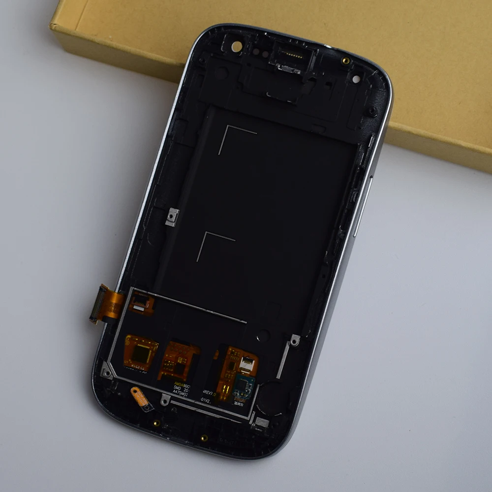 I9300 i9301 i9305 i535 i747 9300I ЖК-дисплей панель+ сенсорный экран дигитайзер Датчик в сборе рамка