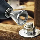 Патрон для сверла, инструменты для снятия заусенцев с винтов, серебристый инструмент для снятия фаски, снятия заусенцев